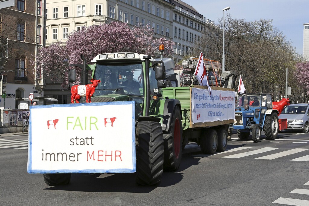 Bauerndemo in Wien: ÖVP und FPÖ geraten in Streit