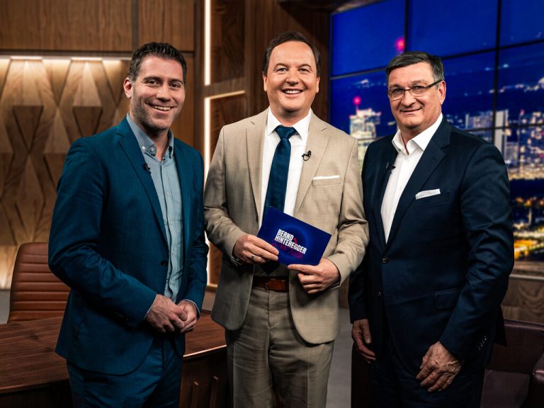 Klagenfurts Vizebürgermeister Liesnig, Hinteregger und Wirtschaftskammer-Präsident Jürgen Mandl <span class="copyright">TVsalon</span>