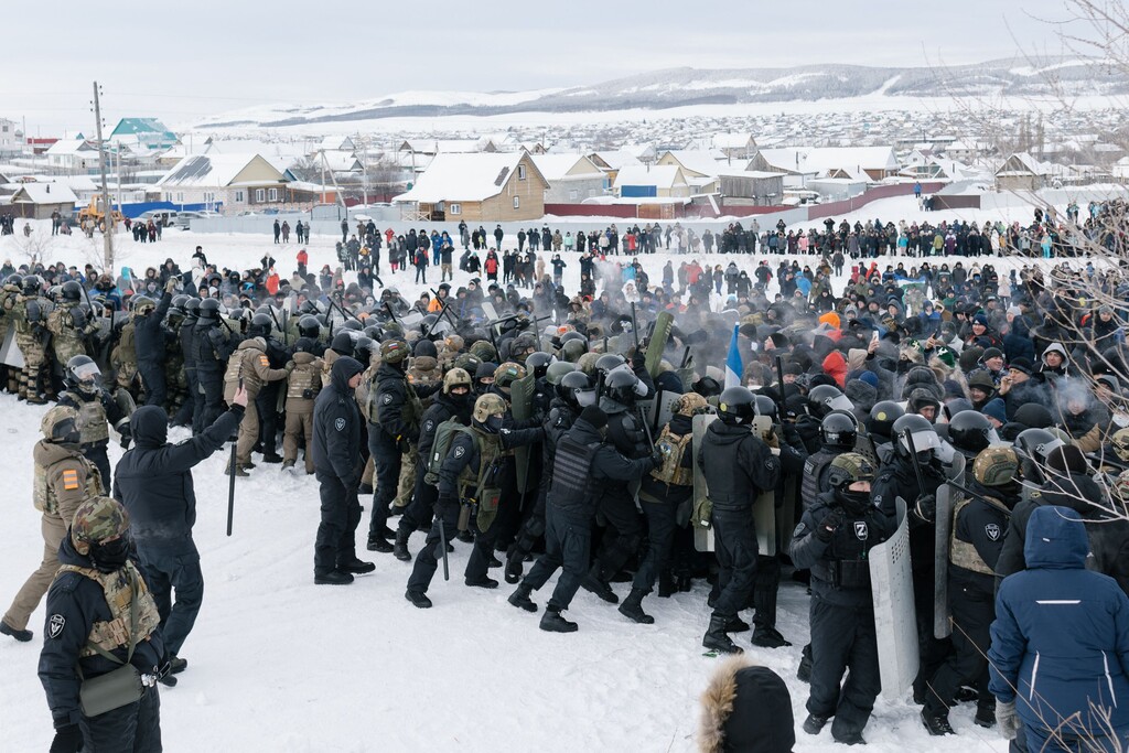 Haftstrafen für Demo-Teilnehmer in Russland