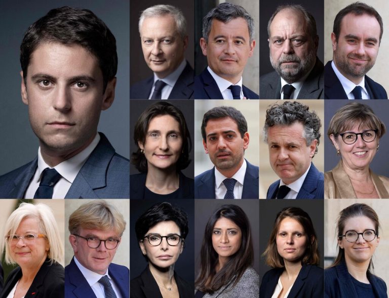 <small>Die neue französische Regierung wurde radikal verkleinert</small> <span class="copyright">AFP</span>