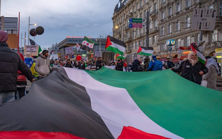 Palästina-Demo in Wien <span class="copyright">IMAGO/ isabelle ouvrard</span>
