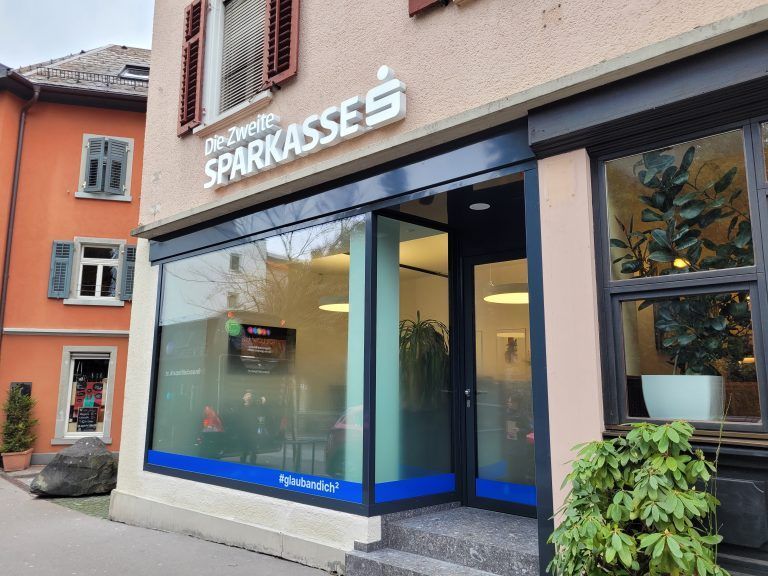 In der Dornbirner Bahnhofstraße befindet sich die Zweite Sparkasse. <span class="copyright">Steinlechner</span>