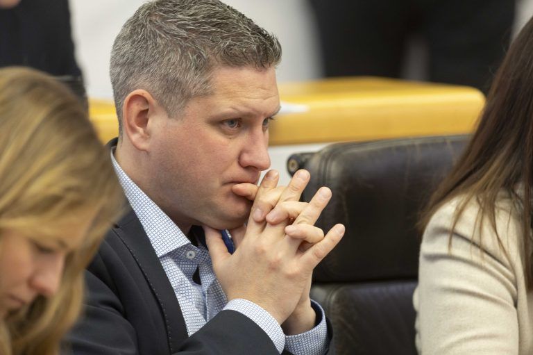 Der ÖVP-Mandatar und Fraxner Bürgermeister Steve Mayr. <span class="copyright">Maurice Shourot</span>