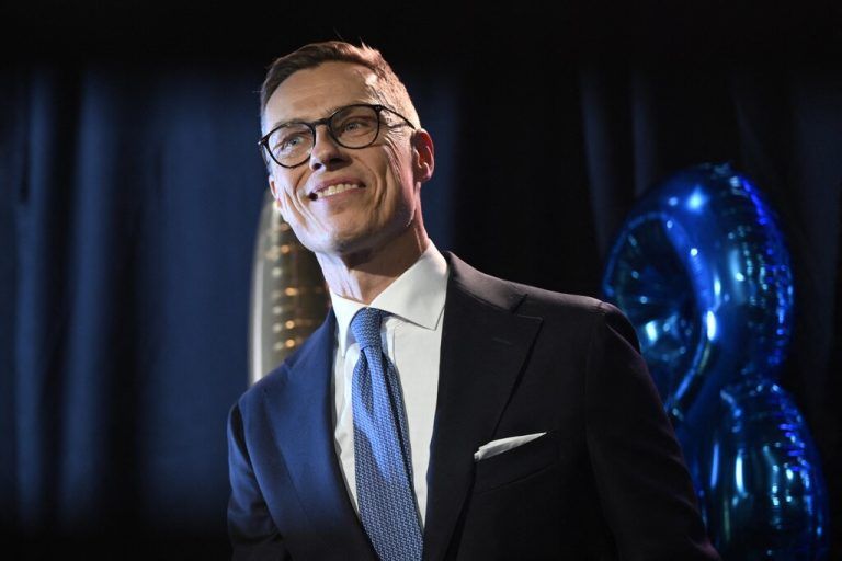 Alexander Stubb gewinnt die Präsidentenwahl in Helsinki.<span class="copyright"> Emmi Korhonen / Lehtikuva / AFP</span>