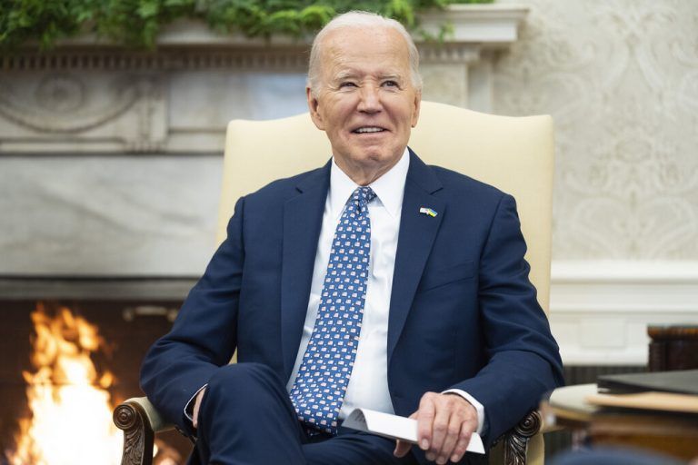 Schwächt das Vorwahlergebnis in Michigan US-Präsident Joe Biden nachhaltig? <span class="copyright">AP/ Evan Vucci</span>