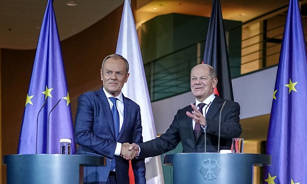 Scholz und Tusk bekräftigen NATO-Beistandsgarantie