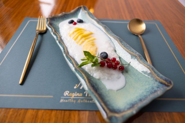 Das Mangoeis des Lokals ist ein sehr beliebtes Dessert. <span class="copyright">Klaus HArtinger</span>