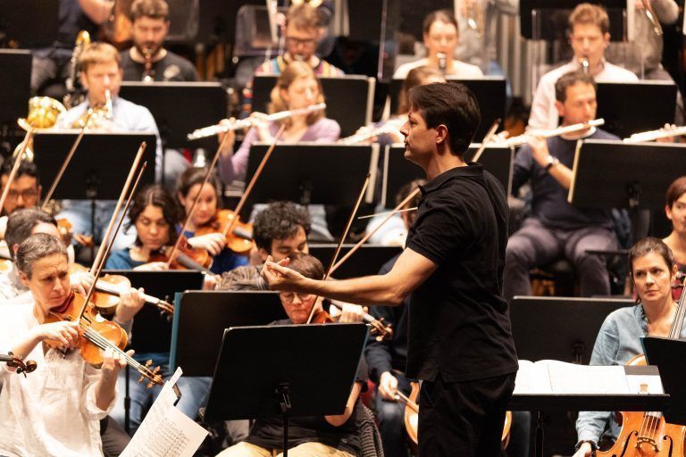 Das Orchester probt für Richard Strauss "Eine Alpensinfonie" <span class="copyright">Klaus Hartinger</span>