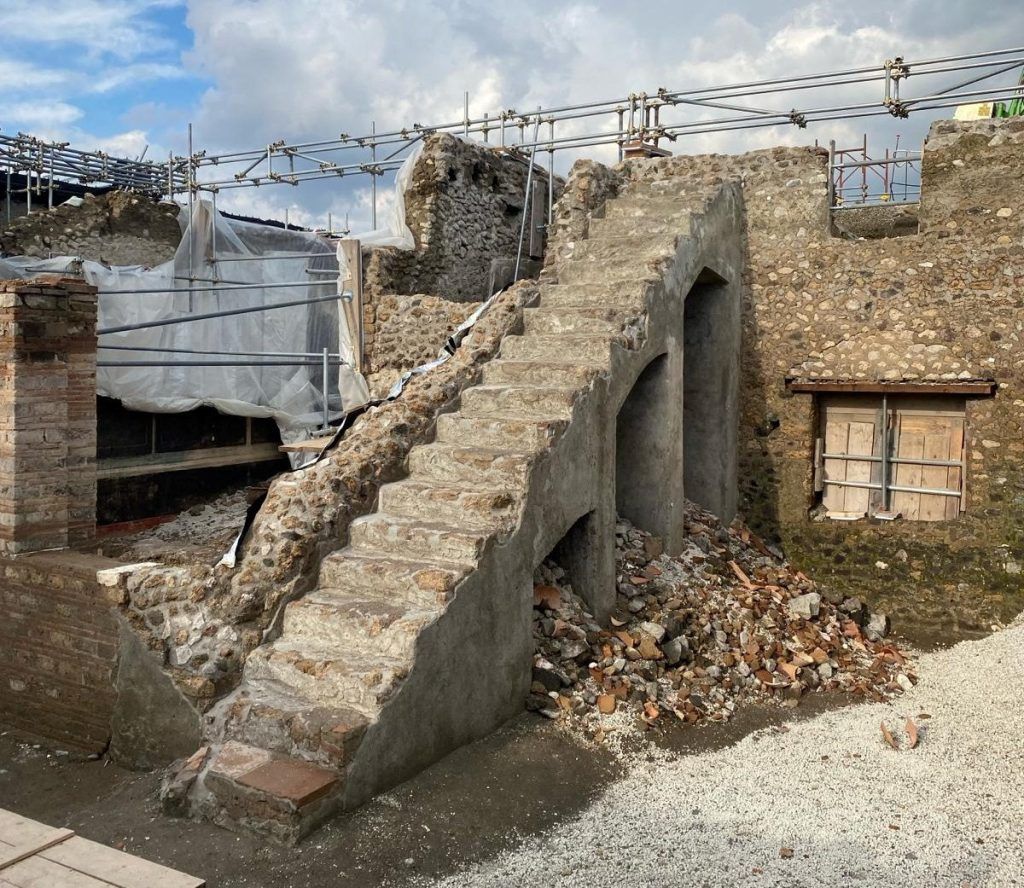 Fund in Pompeji: Baustelle mit Arbeitswerkzeugen entdeckt