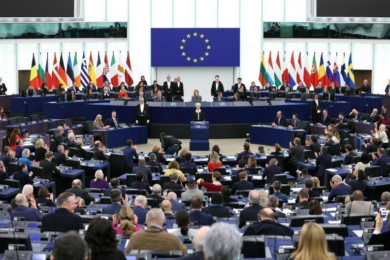 Im Juni wird ein neues EU-Parlament gewählt. <span class="copyright">AFP/FREDERICK FLORIN</span>