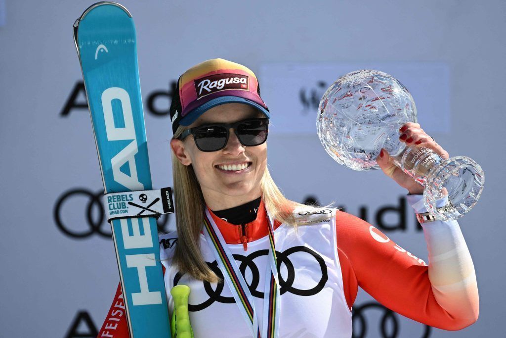Lara Gut-Behrami sichert sich die Super-G-Kugel