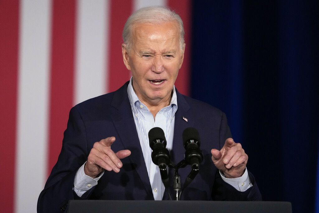Biden stimmt Zwischenrufen bei Auftritt zu