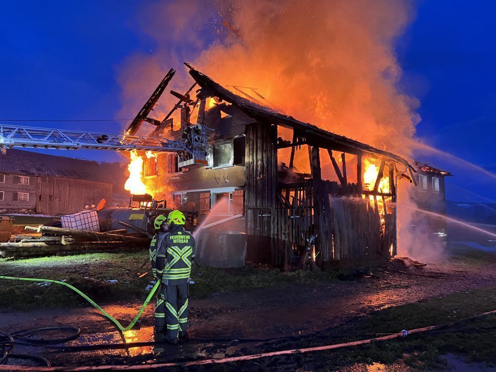 Vorarlbergs Brandbilanz: Mehr als 300 Einsätze, ein Todesopfer und zweithöchste Schadenssumme