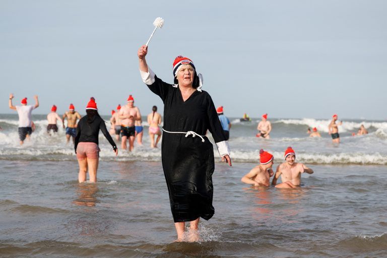 NETHERLANDS-NEW YEAR/SWIM
