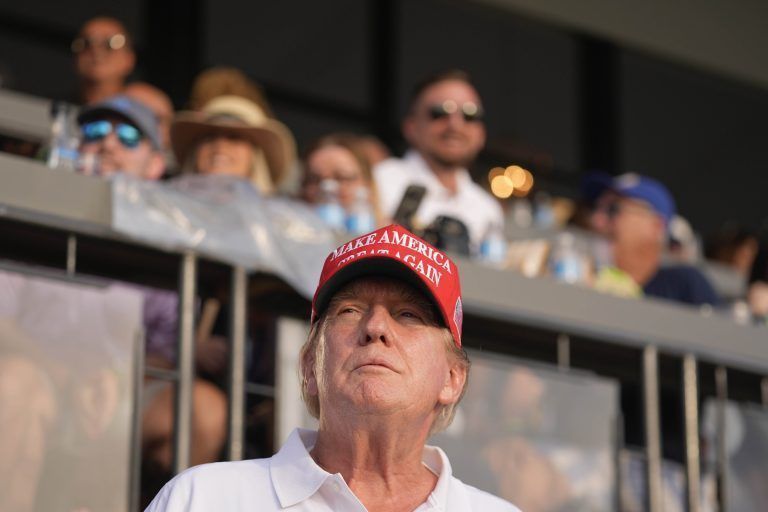 APTOPIX LIV Golf Trump