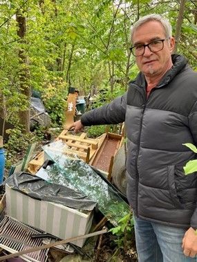 Illegale Mülldeponie in Dornbirn
