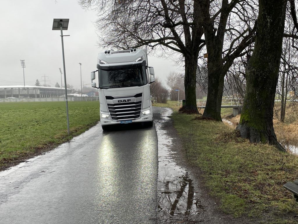 Zwei Beschwerden bringen Altachs Lkw-Straße auf wacklige Beine