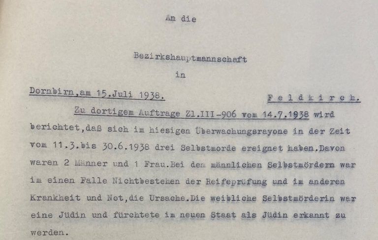 Polizeibericht Selma Mitteldorf