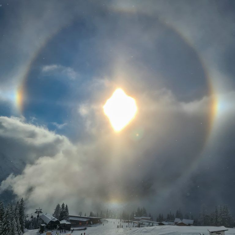 Wetterfeature: Ski fahren 2020 - Bilder aus Brand