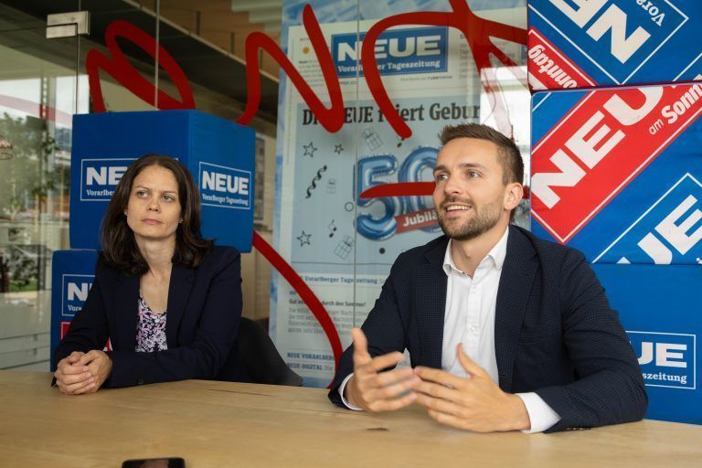 Interview mit Claudia Neumayr und Christian Zoll.