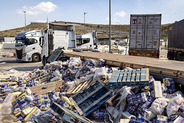 Israelische Rechtsextremisten stoppten Hilfstransporte