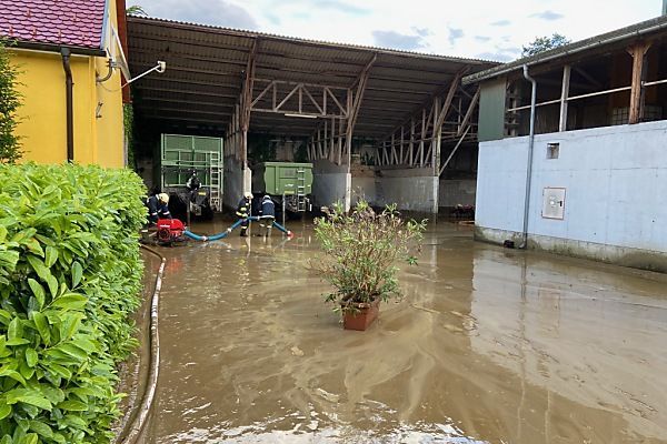 Unwettereinsätze im Südburgenland