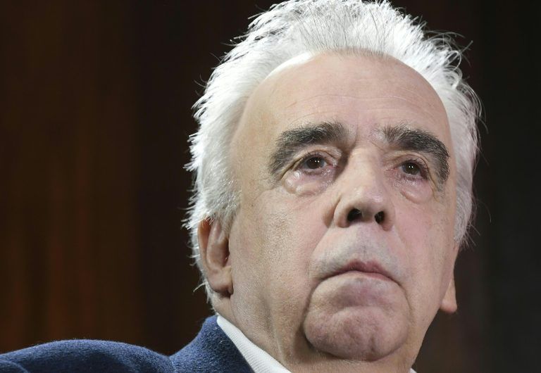 ABD0274_20190526 – WIEN – STERREICH: Johannes Voggenhuber (Initiative EUROPA Jetzt) im Rahmen der EU-Wahl am Sonntag, 26. Mai 2019, im Haus der EU in Wien. sterreich whlt heute seine Abgeordneten fr das EU-Parlament. – FOTO: APA/HANS KLAUS TECHT