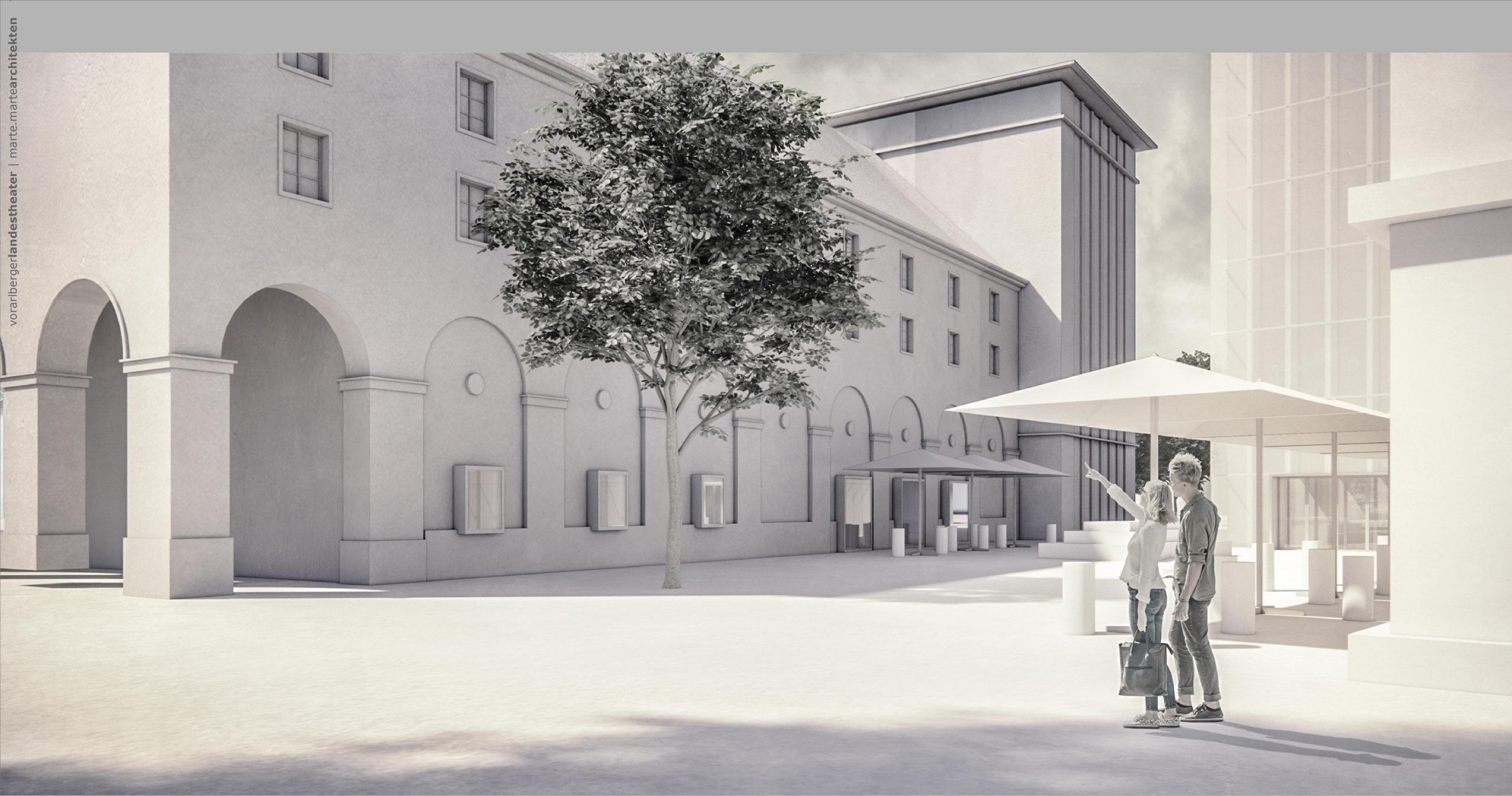 Modell Sanierung Landestheater