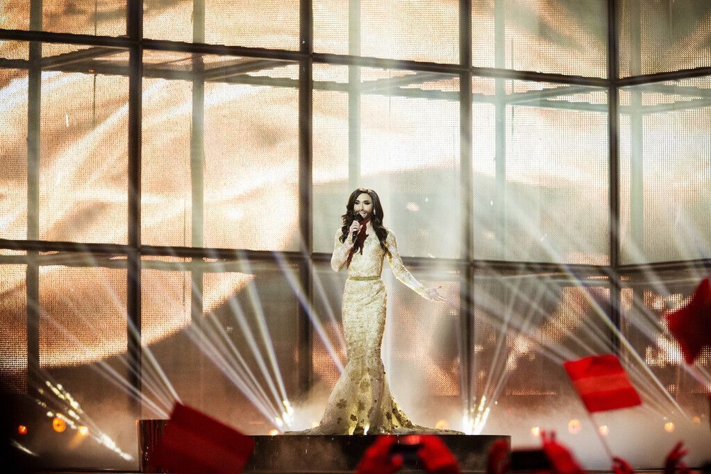 Conchita feiert in Malmö als Zuschauerin