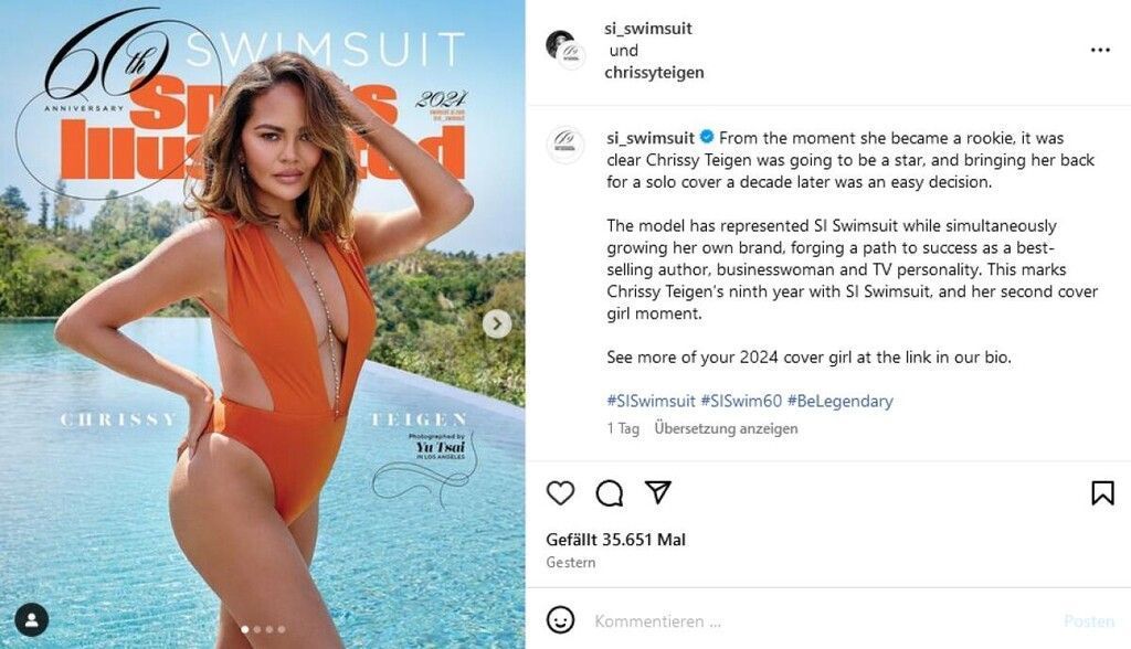Chrissy Teigen feiert „Swimsuit“-Comeback