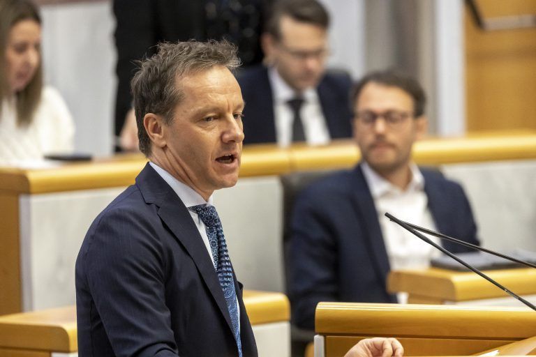 Fotos Landtag Budgetdebatte Landtagssitzung.