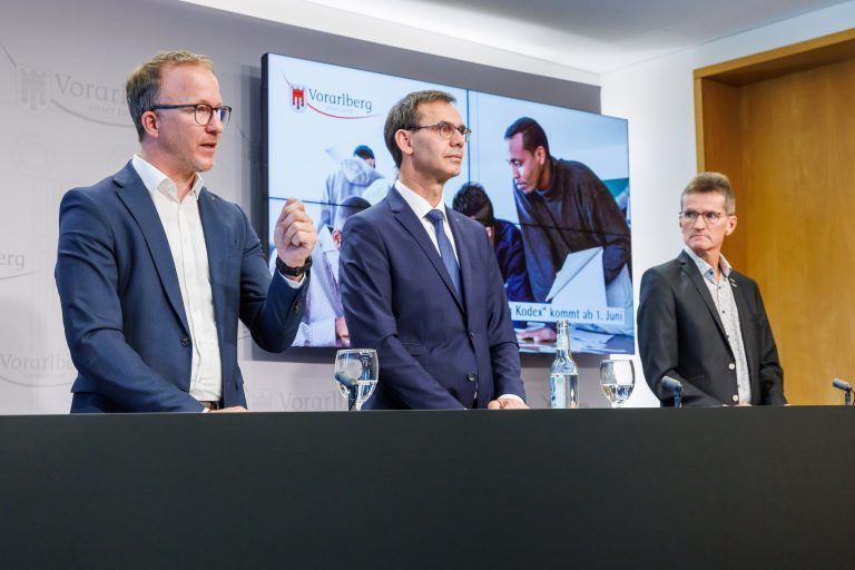 Pressekonferenz Vorarlberg Kodex