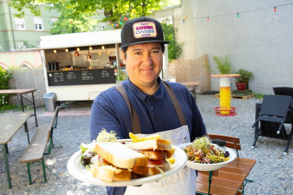 Ein Foodtruck und das Gefühl, in einer Großstadt zu sein