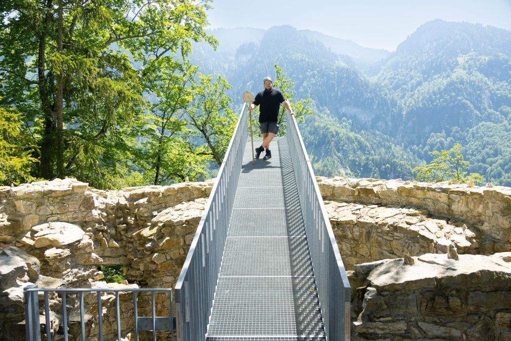 Wiederaufbau einer Burg