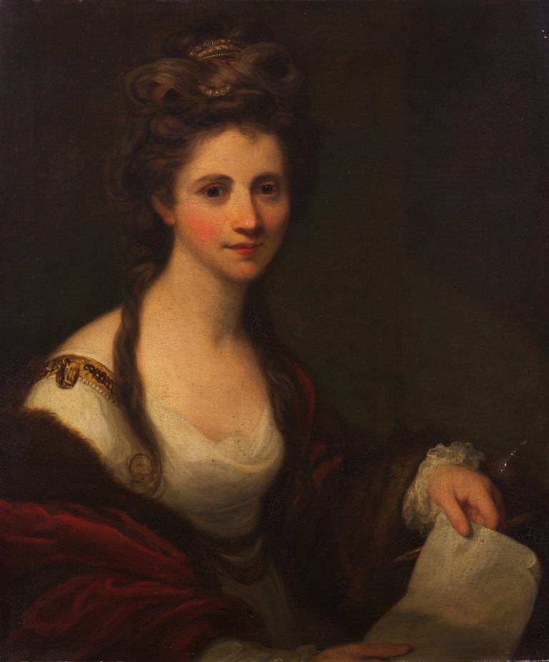 Angelika Kauffmann nach Joshua Reynolds, Bildnis Angelika Kauffmann, 1794,