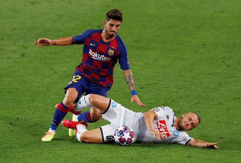 SOCCER-CHAMPIONS-FCB-NAP/REPORT