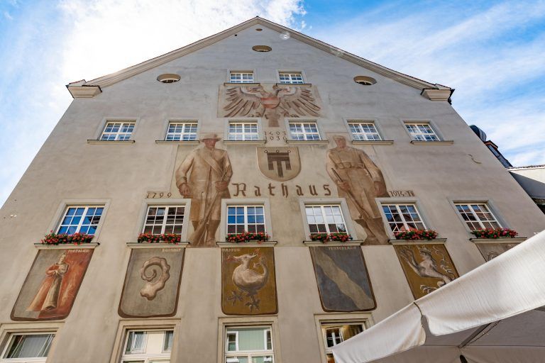 Alte Gebäude Feldkirch Rathaus