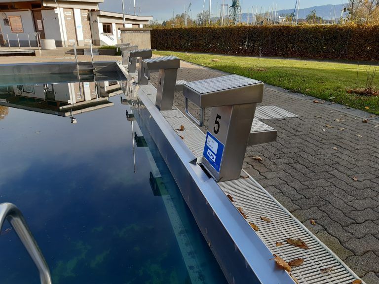 Strandbad Hard vor dem Umbau