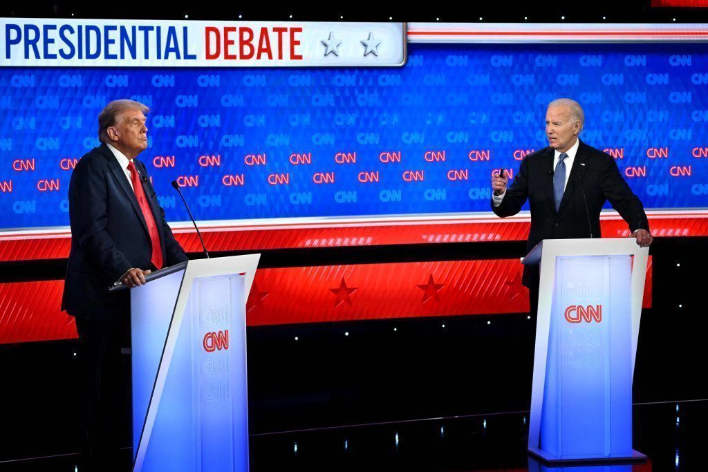 Hitziges TV-Duell zwischen Biden und Trump