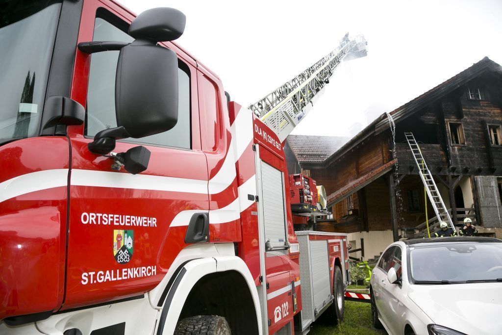 Einfamilienhaus nach Brand unbewohnbar