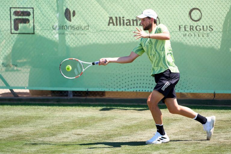 CALVIA, SPAIN - JUNE 22: ATP Mallorca Championships 2024 at Country Club de Santa Ponça on June 22, 2024 in Calvia, Spain. (Photo by Manuel Queimadelos/Quality Sport Images)