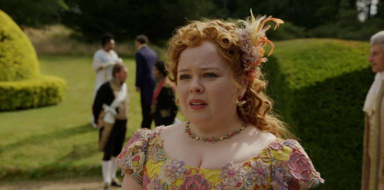 Nicola Coughlan Los Angeles.CA.USA. Nicola Coughlan in a scene in the C Netflix romantic drama Bridgerton TV 2024 S3E1 Season 3 Start date:2020 The series about the adventures of eight families set in the early 19th century England. LMK112-200524-001 Supplied by LMKMEDIA. Editorial Only. Landmark Media is not the copyright owner of these Film or TV stills but provides a service only for recognised Media outlets. pictureslmkmedia.com PUBLICATIONxNOTxINxUKxUSAxCAN