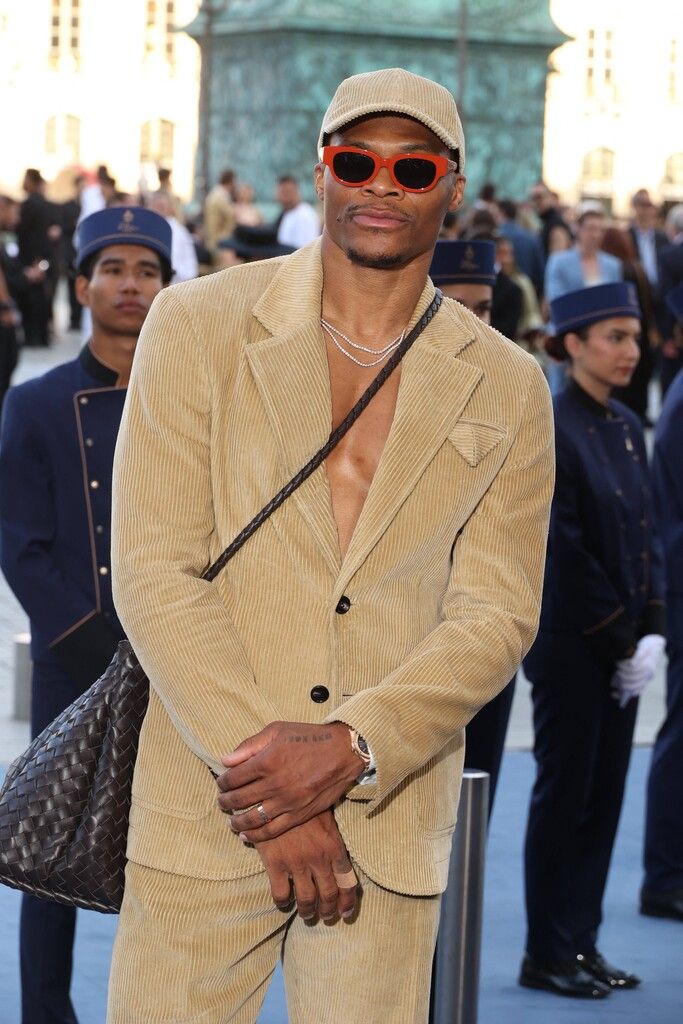 Vogue World: Paris - Paris Russell Westbrook attends Vogue World: Paris at Place Vendome in Paris, France on June 23, 2024. Photo by Jerome Dominé/ABACAPRESS.COM PUBLICATIONxNOTxINxFRAxUK Copyright: xDominexJerome/ABACAx