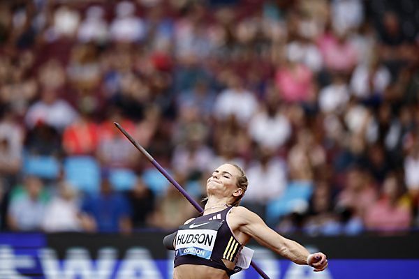 Speerwerferin Hudson Diamond-League-Sechste in London
