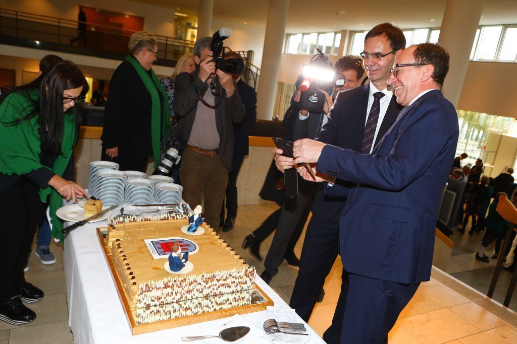 Mit einer gemeinsamen Torte fing alles an