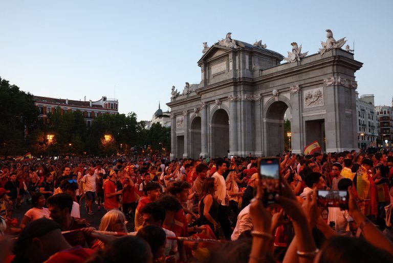 SOCCER-EURO-ESP/CELEBRATIONS
