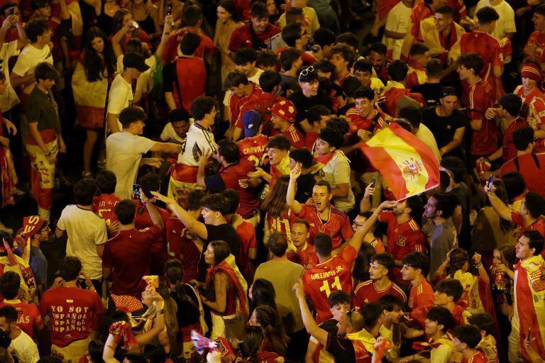 SOCCER-EURO-ESP/CELEBRATIONS