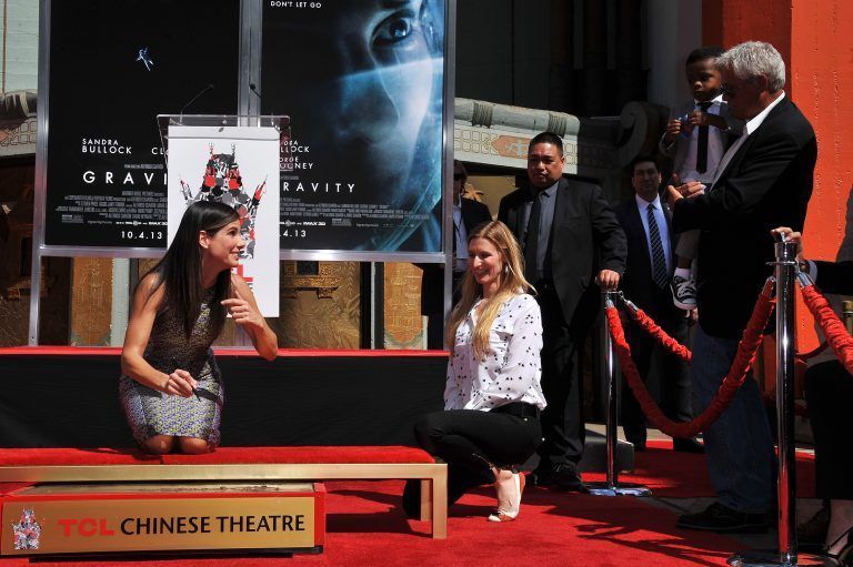 Sandra Bullock Hand and Footprint Ceremony