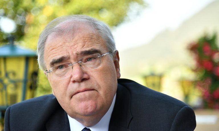 ++ ARCHIVBILD ++ Vizekanzler und Justizminister Wolfgang Brandstetter am Dienstag, 29. August 2017, bei einem Interview im Rahmen des Forum Alpach. Ex-Justizminister Wolfgang Brandstetter (ÖVP) verlässt den VfGH. (ARCHIVBILD VOM 29.8.2017)