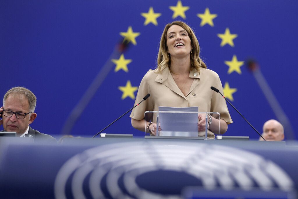 Europaparlamentspräsidentin Roberta Metsola wiedergewählt